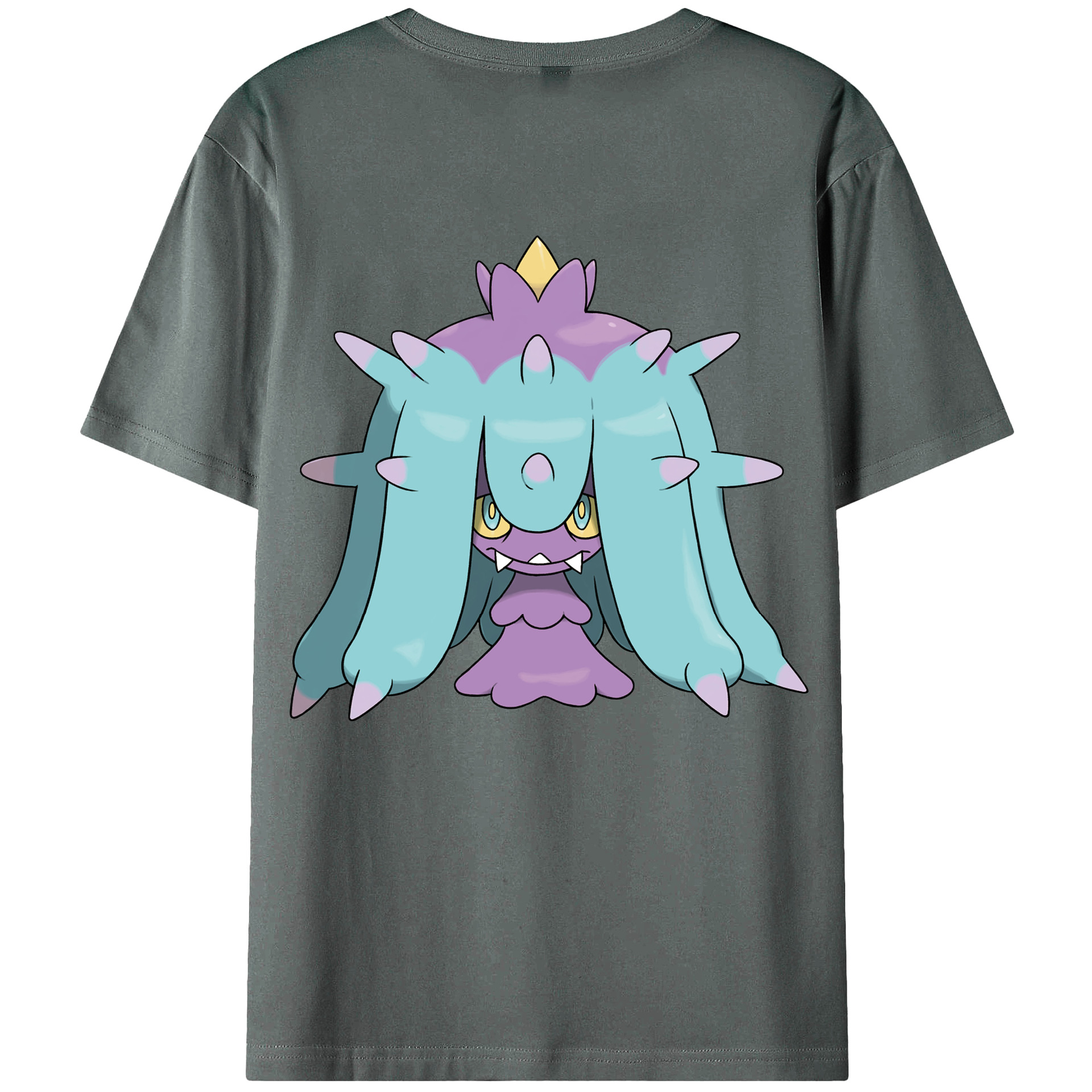 （画像用） ポケットモンスター Pokémon 綿100％ メンズ半袖Tシャツ（バックプリント） 通気性